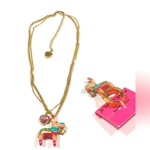 Rare donkey 🫏 necklace and ring nwt